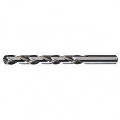 #43 RHS / RHC HSS 118 Degree Radial Point General Purpose Jobber Length Drill - Bright - Exact Tool & Supply