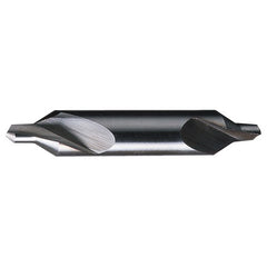 ‎#4 × 2-1/8″ OAL 60 Degree Carbide Plain Center Drill Bright - Exact Tool & Supply