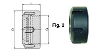 ER25-DIN 6499 Top Clamping Nut - Exact Tool & Supply