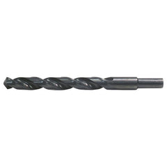 1/2 RHS / RHC HSS 118 Degree Radial Point General Purpose Jobber Length Drill - Steam Oxide - Exact Tool & Supply