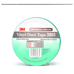 3M Vinyl Duct Tape 3903 Green 2″ × 50 yd 6.5 mil 2 Individually Wrapped Conveniently Packaged - Exact Tool & Supply