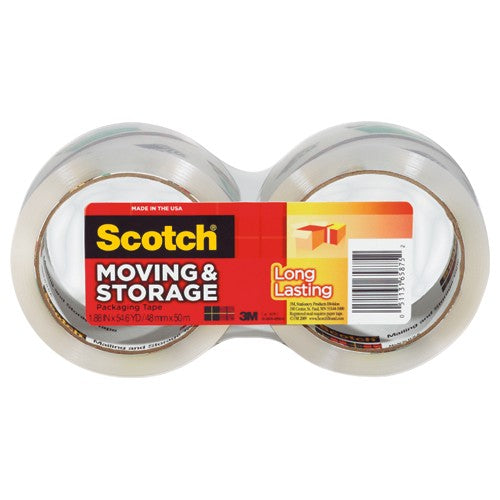 ‎Scotch Storage Packaging Tape 3650-2 1.88″ × 54.6 yd (48 mm × 50 m) - Exact Tool & Supply