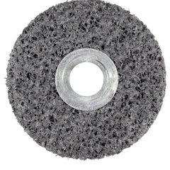 Scotch-Brite Clean and Strip Unitized Wheel CS-UW 7S Extra Coarse 4″ × 1/4″ × 1/4″ - Exact Tool & Supply