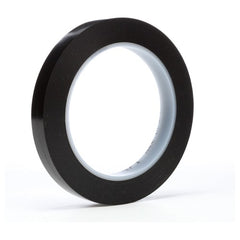 3M Vinyl Tape 471 Black 1/2″ × 36 yd 5.2 mil - Exact Tool & Supply