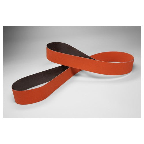 3M Cloth Belt 907E P120 JE-weight 2″ × 132″ Film-lok - Exact Tool & Supply
