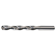 #1 RHS / RHC HSS 118 Degree Radial Point Slow Spiral Jobber Drill - Bright - Exact Tool & Supply