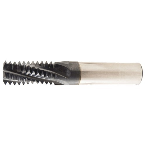 ‎1/16, 1/8-28 3 Flute BSPT Coolant Through Thread Mill-TiAlN - Exact Tool & Supply