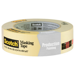 ‎Scotch Contractor Grade Masking Tape 2020-24AP9 0.94″ × 60.1 yd (24mm × 55m) - Exact Tool & Supply