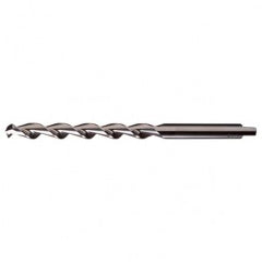#26 RHS / RHC HSS 118 Degree Notched Point HSS Parabolic Taper Length Drill - Bright - Exact Tool & Supply