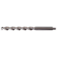 3/32 RHS / RHC HSS 118 Degree Notched Point HSS Parabolic Taper Length Drill - Bright - Exact Tool & Supply