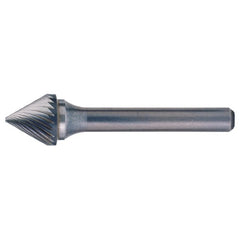 SK-6 Standard Cut Solid Carbide Bur-Included Angle Shape - Countersink - Exact Tool & Supply