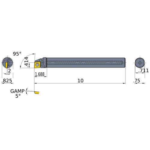 M-FSCLPL-123-C BORING BAR