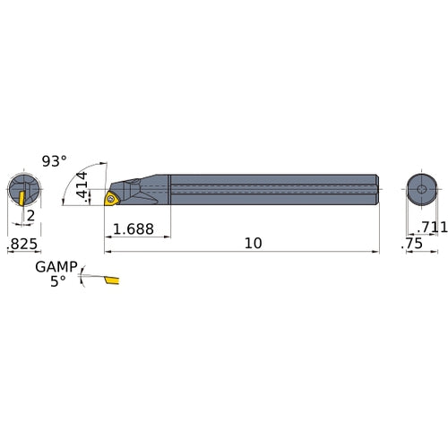 M-FSWUPL-123-C BORING BAR
