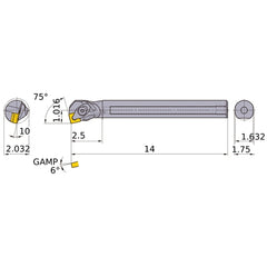 S-DSKNR-284-C BORING BAR