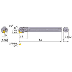S-DSKNR-324-C BORING BAR