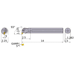 S-DVUNR-243-C BORING BAR