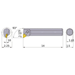 S-MDUNL-244 BORING BAR