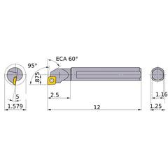 S-SCLCR-204 BORING BAR