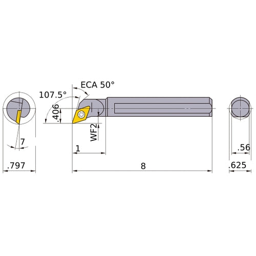 S-SDQCL-102 BORING BAR