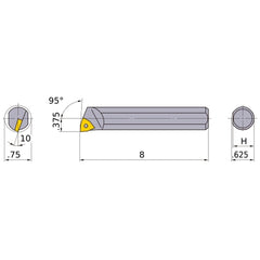 S-SWUCR-103 BORING BAR