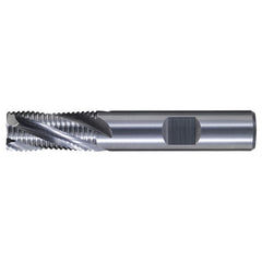 ‎5/8″ × 5/8″ × 1-1/4″ × 3-1/2″ RHS / RHC Solid Carbide Mult-Flute Square End High-Performance End Mill - Bright - Exact Tool & Supply