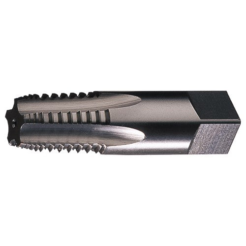 ‎1/8-27 NPTF 4 Flute Taper Pipe HSS Medium Hook Taper Pipe Tap- Bright - Exact Tool & Supply