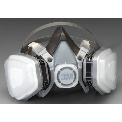 3M Half Facepiece Disposable Respirator Assembly 53P71 Organic Vapor/P95 Respiratory Protection Large - Exact Tool & Supply