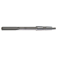 29/32 STR / RHC HSS Taper Shank Straight Flute Reamer - Bright - Exact Tool & Supply