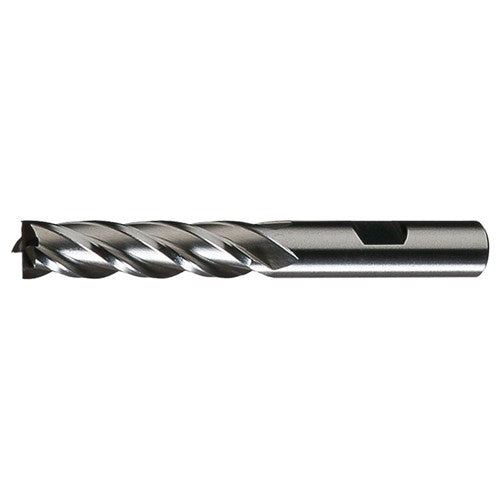 ‎3/16″ × 3/8″ × 1-3/4″ × 3-9/16″ RHS / RHC HSS HSS Single End Mulit Flute Center Cutting Finishing End Mill - Bright - Exact Tool & Supply