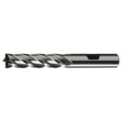 ‎7/16″ × 1/2″ × 1-3/4″ × 3-3/4″ RHS / RHC HSS HSS Single End Mulit Flute Center Cutting Finishing End Mill - Bright - Exact Tool & Supply