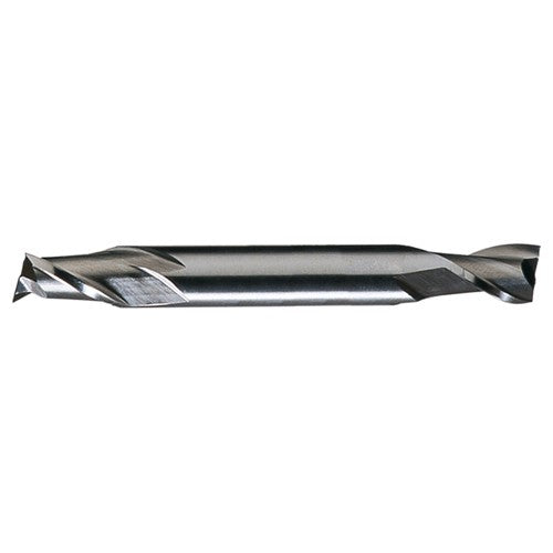 ‎1/8″ × 3/16″ × 3/4″ × 3-1/8″ RHS / RHC HSS HSS Double End 2-Flute Center Cutting Finishing End Mill - TiCN - Exact Tool & Supply
