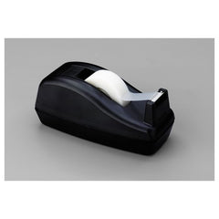 Scotch Deluxe Desk Tape Dispenser Black - C40 25mm Core Up To 19mm Wide - Exact Tool & Supply