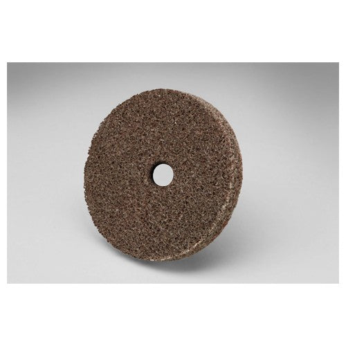 Scotch-Brite EXL Unitized Wheel XL-UW 6A Medium 2″ × 1/4″ × 1/4″ - Exact Tool & Supply