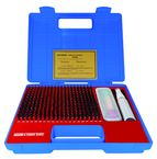 240 Pc. X-Tended Range Pin Gage Set .011 - .250" in .001" Increments (Plus) - Exact Tool & Supply