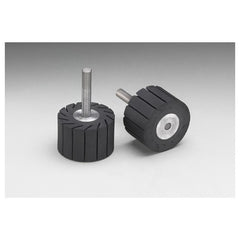 1 1/2 in × 1 in1/4 Dia. Shank Rubber Slotted Expander Wheel Alt Mfg # 77718 - Exact Tool & Supply