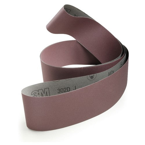 3M Cloth Belt 302D 80 J-weight 3″ × 132″ Film-lok Full-flex - Exact Tool & Supply