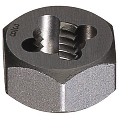 ‎3/8-18 NPT 0660 Carbon Steel Hexagon Rethreading Die - Taper Pipe - Exact Tool & Supply