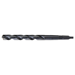 ‎1-3/4 RHS / RHC HSS 118 Degree Radial Point Taper Shank Taper Length Drill - Steam Oxide - Exact Tool & Supply