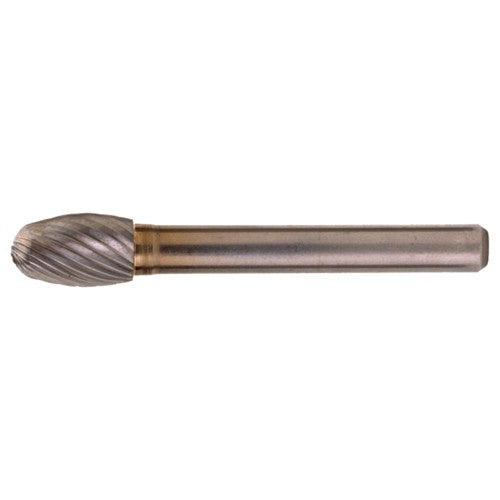 SE-6 Standard Cut Solid Carbide Bur-Egg Shape - Exact Tool & Supply