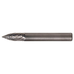 SG-5 Double Cut Solid Carbide Bur-Pointed Tree Shape - Exact Tool & Supply