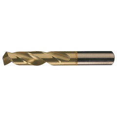 3/16 RHS / RHC HSS-CO 8% (M42) 135 Degree Split Point Heavy Duty Cobalt Screw Machine Drill - TiN - Exact Tool & Supply