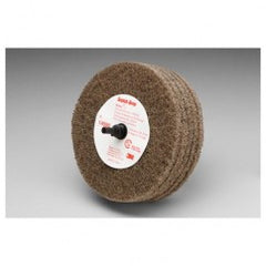 ‎Scotch-Brite Roloc+ Cut and Polish Disc D5 C5-ZR A/O Medium 4 in × 1-1/4 in - Exact Tool & Supply