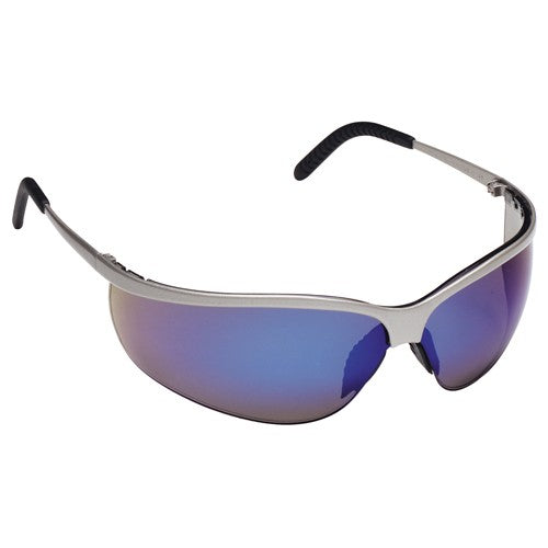 ‎3M Metaliks Sport Protective Eyewear. 11540-10000-20 Blue Mirror Lens Nickel Frame - Exact Tool & Supply