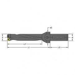 UD-1625-4D-125 - 1.625" Dia - Indexable Drill - Coolant Thru - Exact Tool & Supply