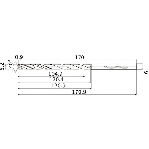 MHS0520L120B CARB DRILL
