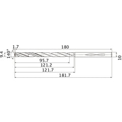 MHS0940L120B CARB DRILL