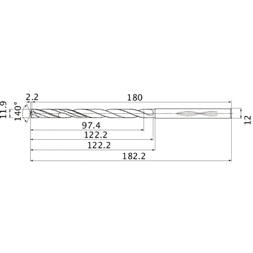 MHS1190L120B CARB DRILL