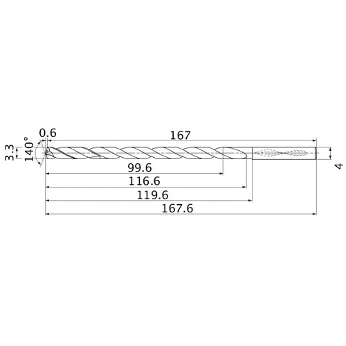 MNS0330X30DB CARB DRILL