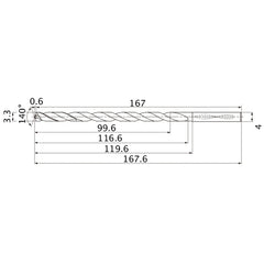 MNS0330X30DB CARB DRILL