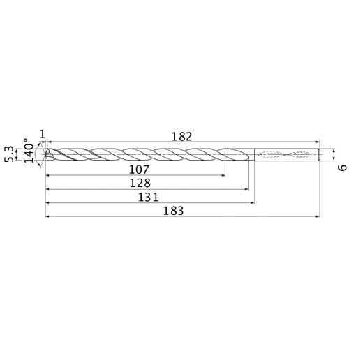MNS0530X20DB CARB DRILL